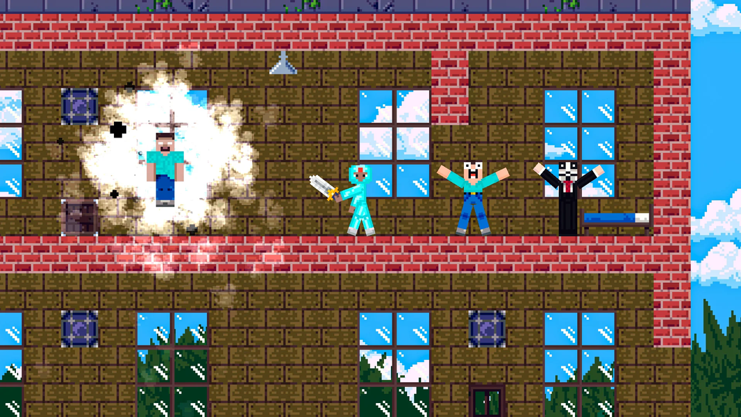 Noob vs Pro 5: Herobrine - Gameplay image of android game