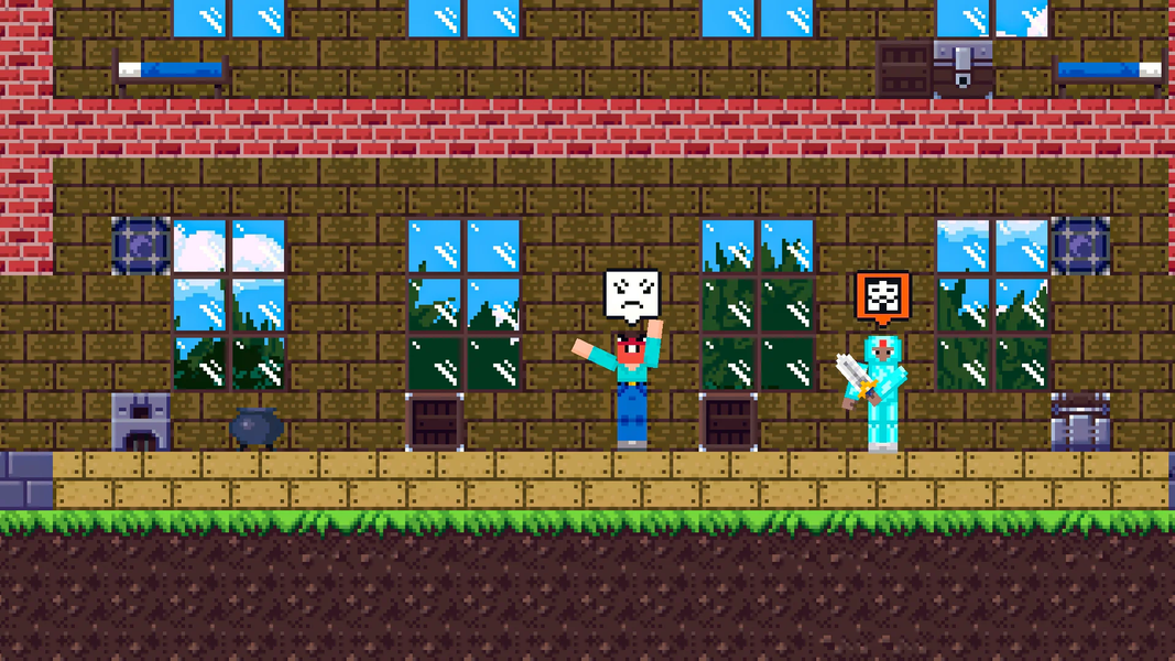 Noob vs Pro 5: Herobrine - Gameplay image of android game