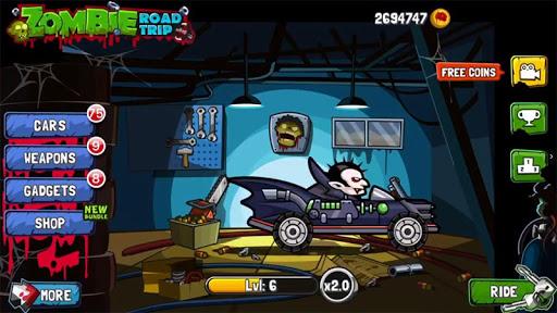 Zombie Road Trip - Gameplay image of android game