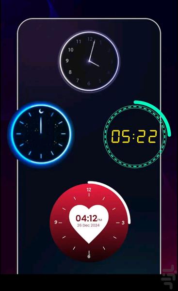 New Analog Digital Clock - Image screenshot of android app