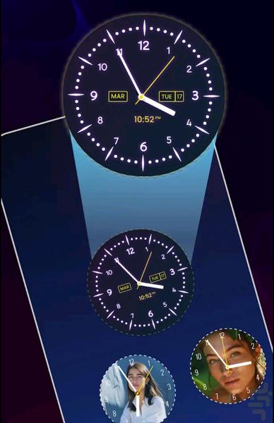 New Analog Digital Clock - Image screenshot of android app