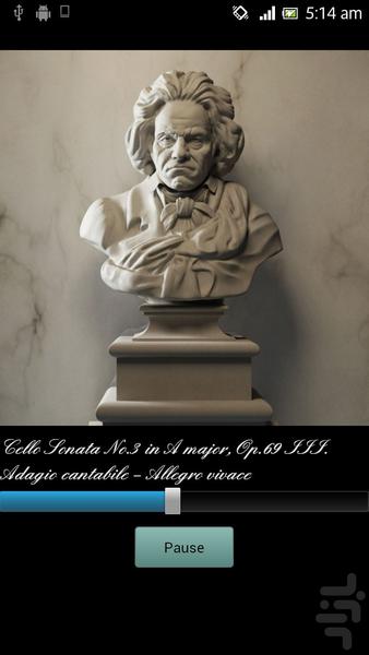 beethoven music - Image screenshot of android app