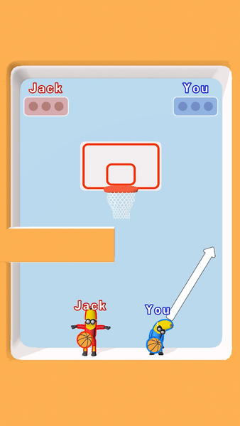 Basket Battle - Gameplay image of android game