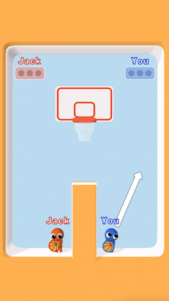 Basket Battle - Gameplay image of android game