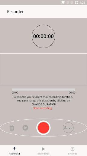 Voice Recorder - Image screenshot of android app