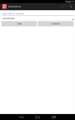 UrlToPDF - عکس برنامه موبایلی اندروید