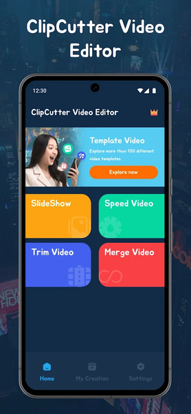 ClipCutter Video Editor - عکس برنامه موبایلی اندروید