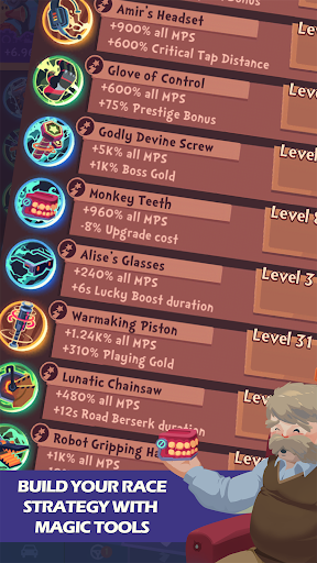 Clicker Racing - Gameplay image of android game