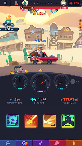 Clicker Racing - Gameplay image of android game