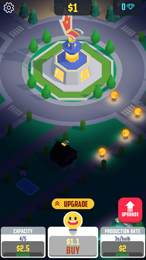 Idle Light City: Clicker Games - Gameplay image of android game