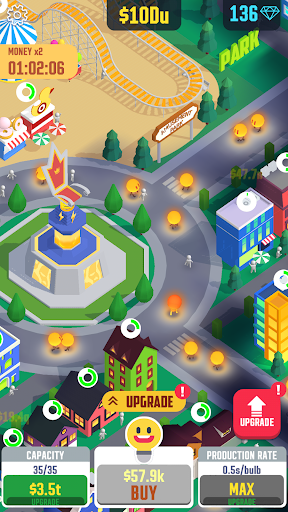 Idle Light City: Clicker Games - عکس بازی موبایلی اندروید