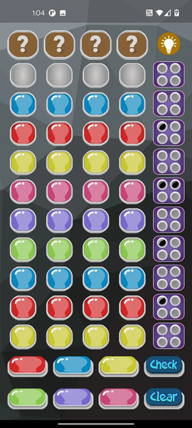 MASTERMIND | Guess Color - عکس برنامه موبایلی اندروید