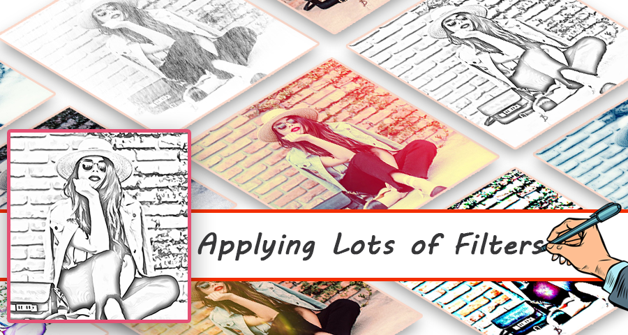 Photo Sketch -Sketch Drawing - عکس برنامه موبایلی اندروید