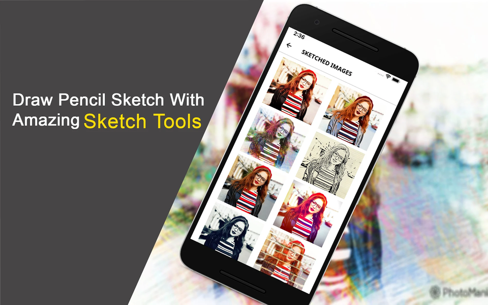 Photo Sketch -Sketch Drawing - عکس برنامه موبایلی اندروید