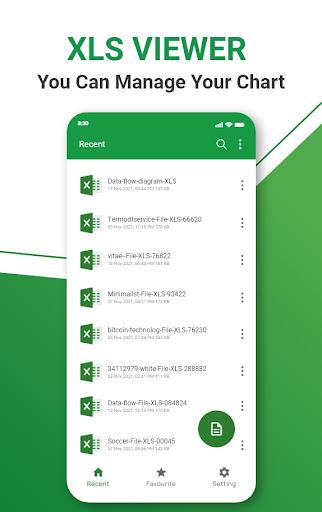 Excel Reader - XLSX viewer - عکس برنامه موبایلی اندروید