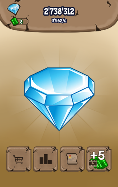 Diamond Clicker - Gameplay image of android game