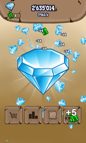 Diamond Clicker - Gameplay image of android game