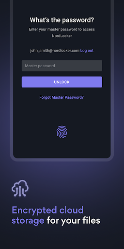 NordLocker Cloud Storage Space - عکس برنامه موبایلی اندروید