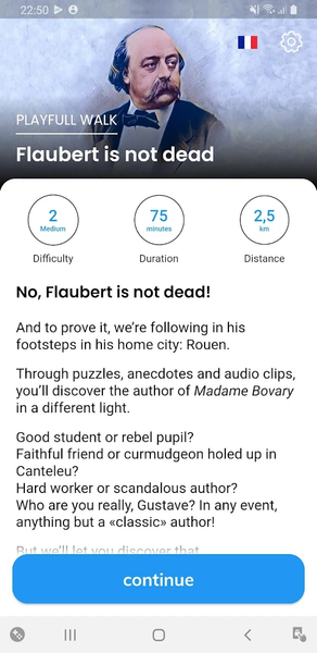 Flaubert is not dead - Image screenshot of android app