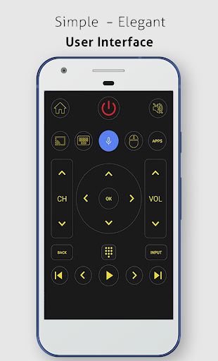 Smart TV Remote Control - Image screenshot of android app