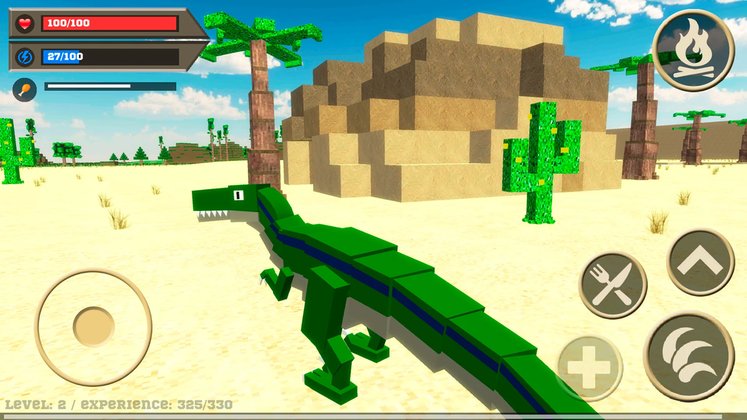 Velociraptor Jurassic Simulato - Gameplay image of android game