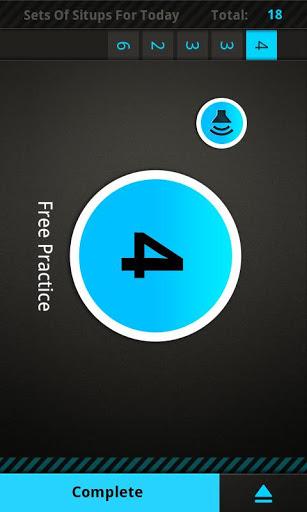 Abs Sit Ups Workout - Image screenshot of android app