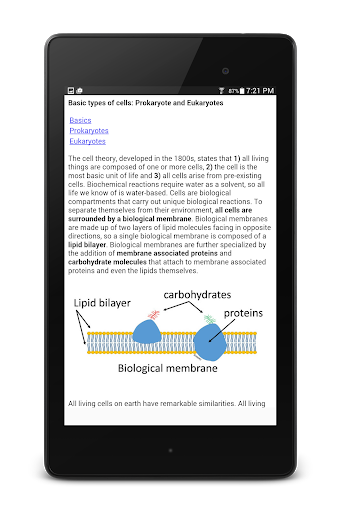 Cell Biology-۱۰۱ - عکس برنامه موبایلی اندروید