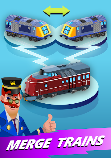 Train Merger: Idle Rail Tycoon - عکس بازی موبایلی اندروید