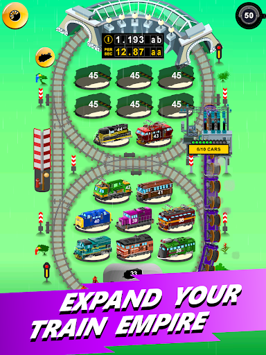 Train Merger: Idle Rail Tycoon - عکس بازی موبایلی اندروید