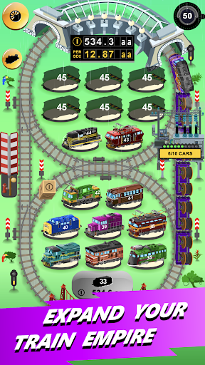 Train Merger: Idle Rail Tycoon - عکس بازی موبایلی اندروید