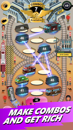 Train Merger: Idle Rail Tycoon - عکس بازی موبایلی اندروید
