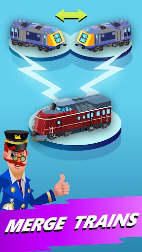 Train Merger: Idle Rail Tycoon - عکس بازی موبایلی اندروید