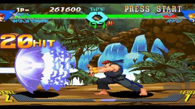 X-Men vs Street Fighter - Gameplay image of android game