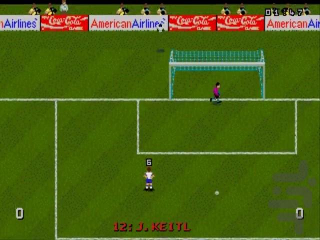 جام جهانی آمریکا 94 - Gameplay image of android game