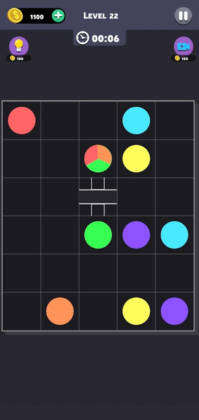 Same Color: Connect the Dots - Gameplay image of android game