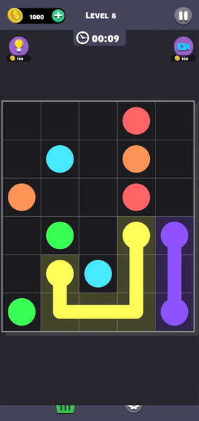 Same Color: Connect the Dots - Gameplay image of android game