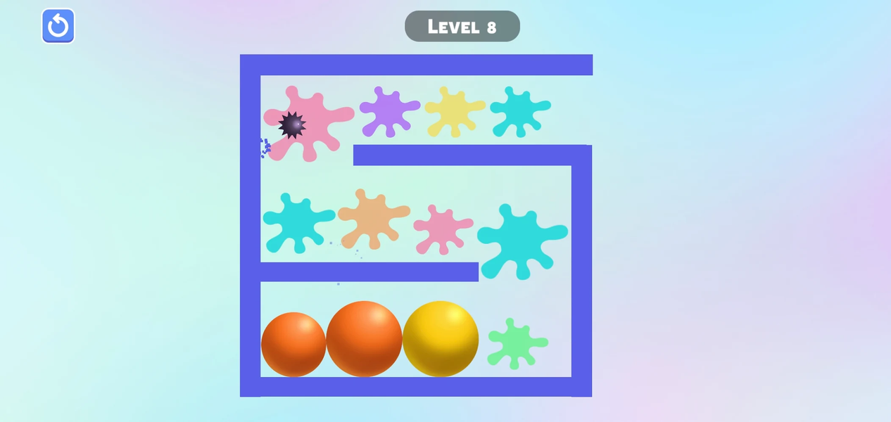 Blast Them All: Balloon Puzzle - Gameplay image of android game