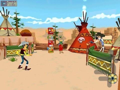 Lucky Luke PlayStation 1 - Gameplay image of android game