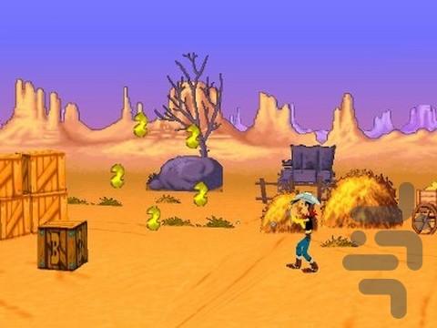 Lucky Luke PlayStation 1 - Gameplay image of android game