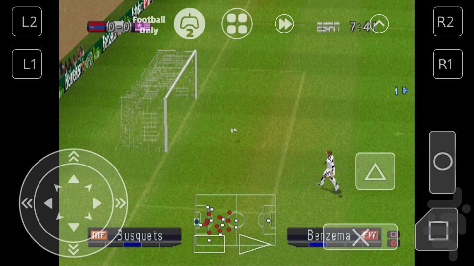 فوتبال PES ۲۰۱۳ پلی استیشن ۱ - عکس بازی موبایلی اندروید
