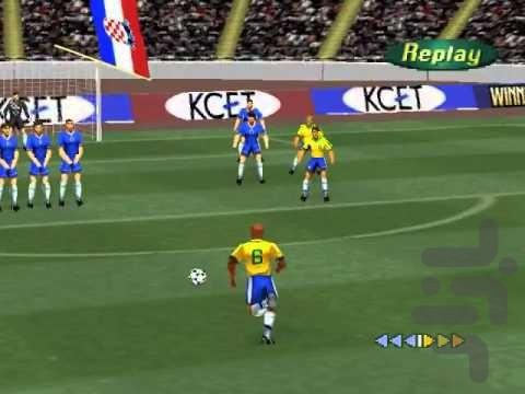 فوتبال 98(صدا دار) پلی استیشن 1 - Gameplay image of android game