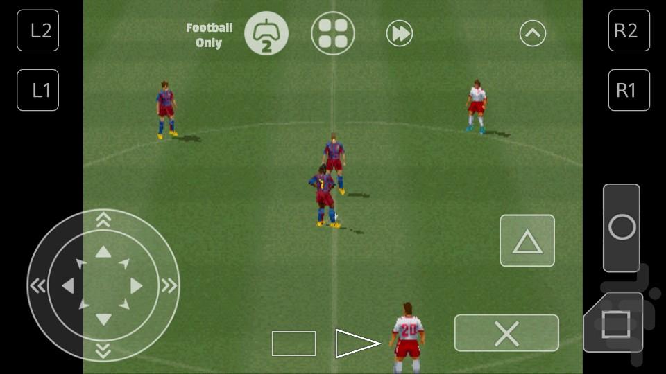 فوتبال 2023 (صدا دار) پلی استیشن 1 - Gameplay image of android game