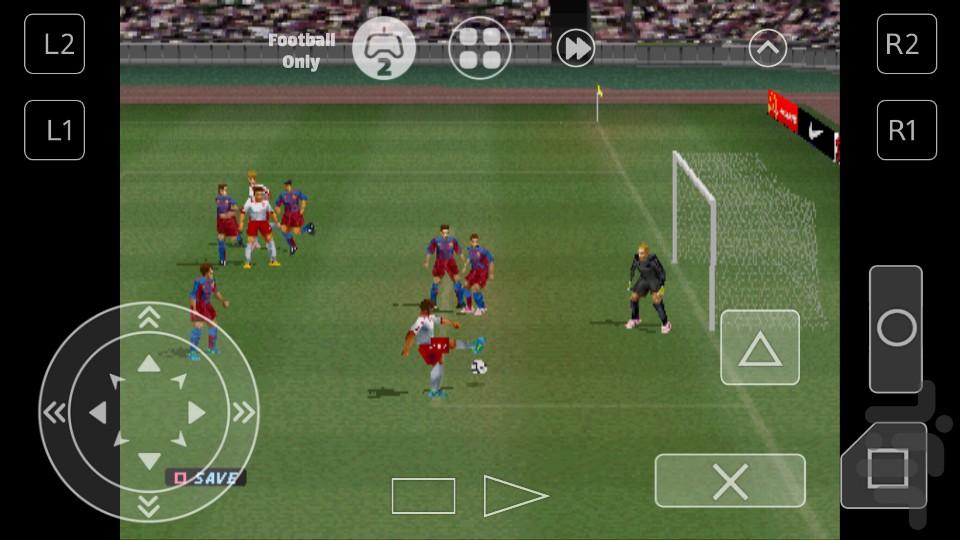 فوتبال 2023 (صدا دار) پلی استیشن 1 - Gameplay image of android game