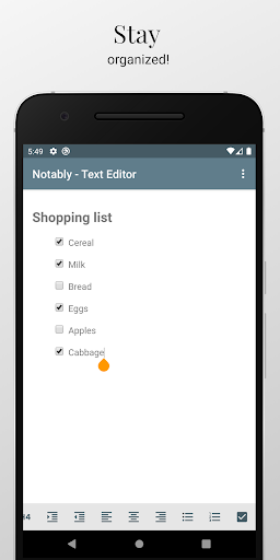 Notably Text Editor - Writer & - Image screenshot of android app