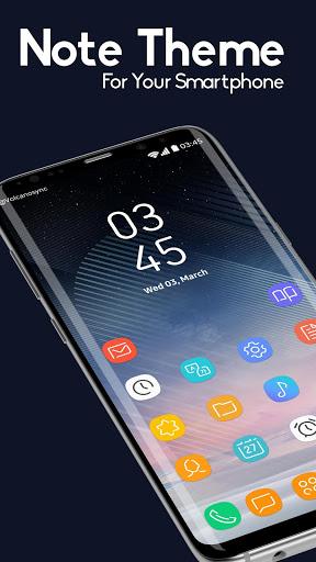 Theme for Galaxy Note 8 - عکس برنامه موبایلی اندروید