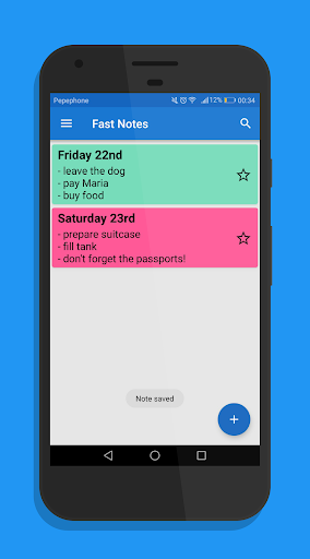 Fast Note - Notepad Color - Image screenshot of android app