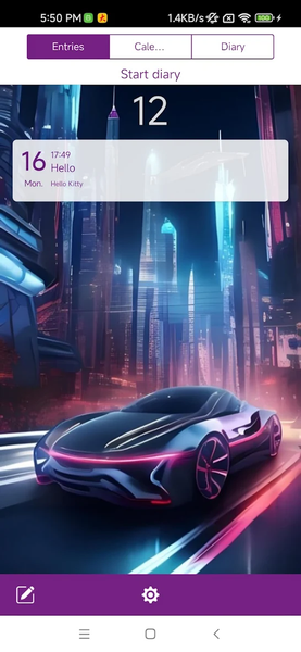 Note - Image screenshot of android app