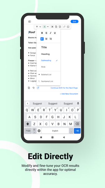 AI OCR: PDF & Image to Text - Image screenshot of android app