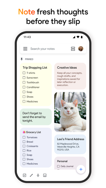 Notes - عکس برنامه موبایلی اندروید