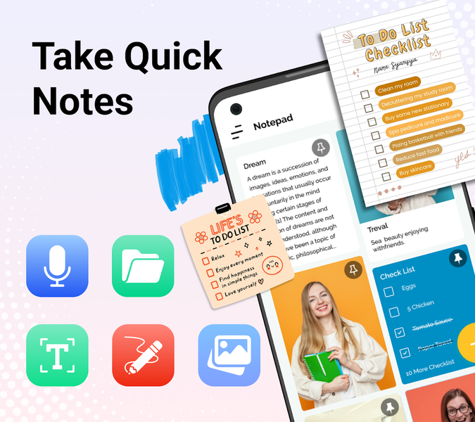 Notes: Notepad and Notebook - Image screenshot of android app